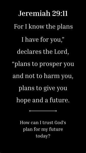 Hope and a Future