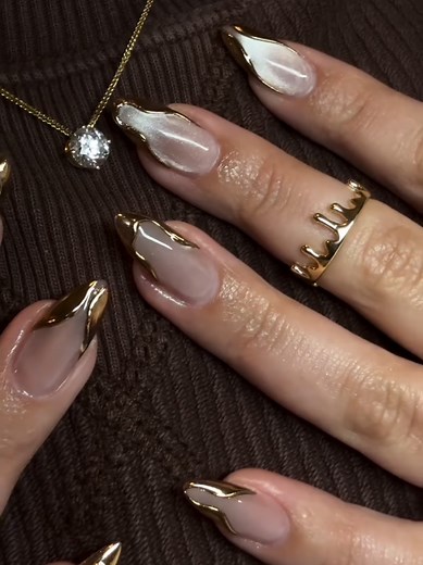 glamour.💍✨ #2025 #original #originals #trendingnails #nailslove #nailsart #nailstrend #nails #uñas #glam #needed #uñasacrilicas