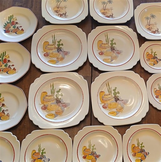 Vintage Homer Laughlin Mexicana Dishes - Etsy