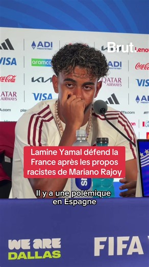Lamine Yamal défend les Bleus après les propos racistes de Mariano Rajoy qui déclarait qu’il n’y avait « pas de français » dans l’équipe. #yamal #lamineyamal #espagne #equipedefrance #coupedumonde