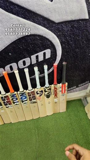 KABOOM® Sports | Cricket| Sports Media and Marketing on Instagram: "Latest bats and offers DM to buy now Your game deserves the best. 🏏 Explore Kaboom’s exclusive range of cricket gear — trusted by players, built for champions. 🛒 Shop online → www.kaboomsport.com 📍 Visit our store for the full collection 💬 Queries? DM us or WhatsApp: +91 9561777224 / +91 9561136947"