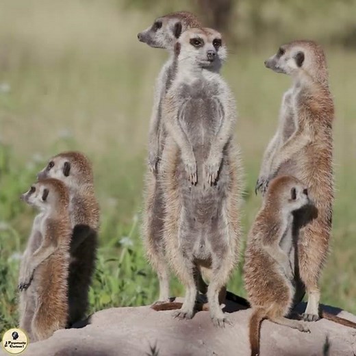 Adorable Meerkat Pups | Exploring, Playing, and Standing Guard with Their Family | #shorts