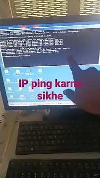 IP address ko pin kaise karte hai || IP ping karna sikhe #cctv #ipaddress #ping #vlog