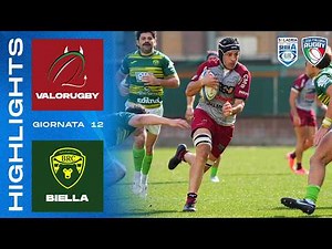 VALORUGBY - BIELLA | Matchday 12 | SOLADRIA Serie A Elite | Highlights