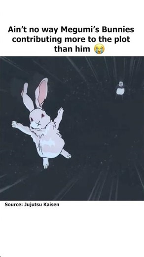 Megumi Bunny Disrespect 😭 #jujutsukaisen #jjk #memes #anime #animememes #funny #edit #gojo #jjkedit