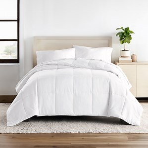 Breathable Cool Comforter All Season Lightweight Down-Alternative Solid White for Twin/Twin XL Size Bedding by Comfort Canopy - Walmart.com