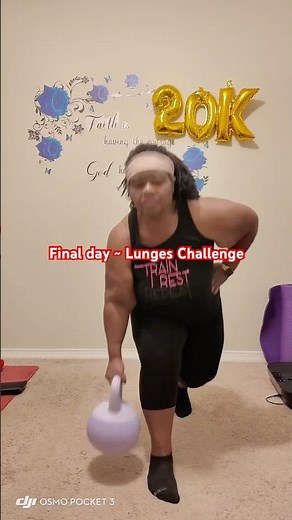 5-Day LUNGE Challenge 💪🏾 | Building Strength, Balance & Booty! 🍑 Home Workout and Exercise