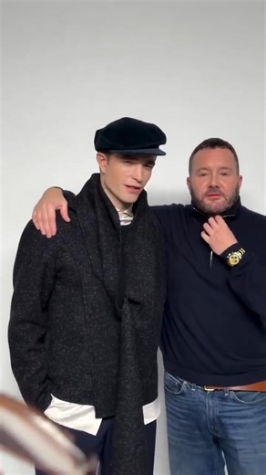 43K views · 2.9K reactions | ROBERT PATTINSON today, January 24th 2025, behind the scenes with Kim Jones at the DiorWinter25 fashion show. | In the footsteps of Robert Pattinson | Facebook