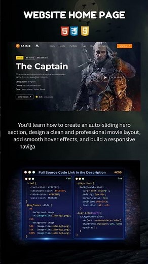 Responsive Movie Ticket Booking Website Using HTML CSS & JavaScript |