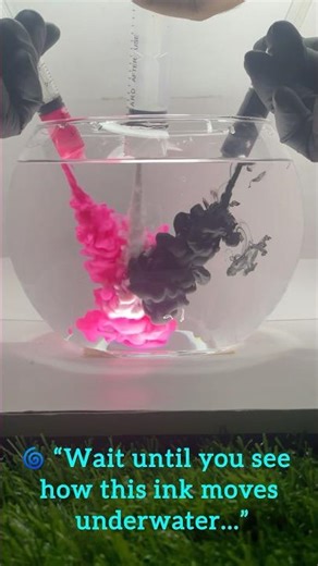 Ink Drop in Water – Mesmerizing Visuals #shorts