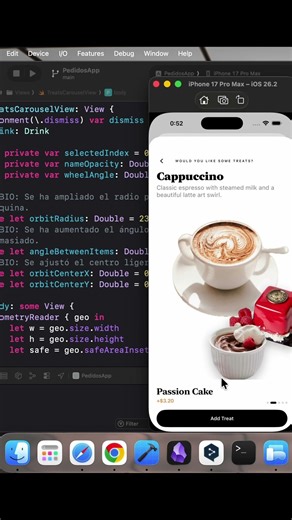 Creating a Rotating Menu Animation in SwiftUI #apple #coding #mac