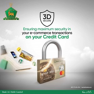 69K views · 294 reactions | Equipped enhanced security, 3D Secure enables you to make all your online transactions swiftly. For further details, please visit https://www.bankalhabib.com/3d-secure or call us at (021) 111-014-014. #3DSecure #CreditCard #RishtaBharosayKa #BankALHabib | Bank AL Habib Limited | Facebook