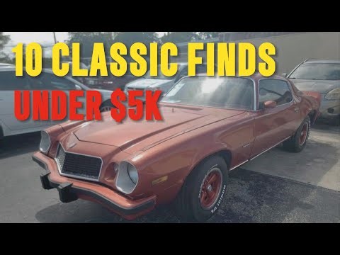 Top 10 Classic Cars Under $5,000 (1970s Edition) - Real Facebook Marketplace Deals
