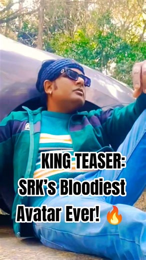 KING TEASER: SRK’s Bloodiest Avatar Ever! 🔥 👑 #king #shorts #srk