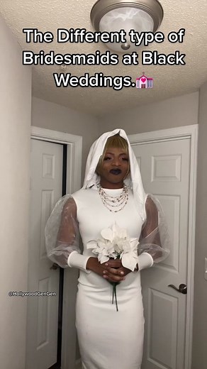 The Different types of Bridesmaids at Black Weddings.💒😂🔔 | #funny #blackweddings #fyp #missrenee