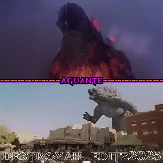 evolved godzilla vs burning godzilla #edit #godzilla #battle #versus #kaijus #whoisstrongest