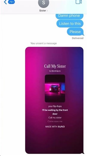 Guess who isn't a party person , made using @suno #sunomusic #messagetosong