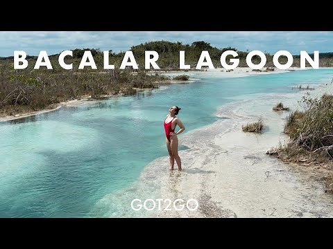 BACALAR MEXICO: A roadtrip to the 7 colors LAGOON + Los Rapidos Bacalar & the town Xul-Ha
