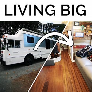 385K views · 11K reactions | From School Bus To An Off-Grid Home | Living Big In A Tiny House | Facebook
