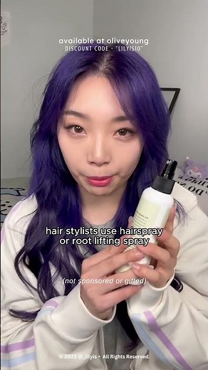 hair volumizing tip from kpop hair stylists part 1 #shorts