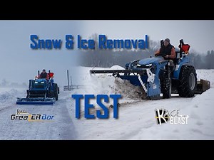 Testing the LS Tractor with a KAGE Snow Pusher & Land Plane For Winter Use - Drew Sauer Testimonial