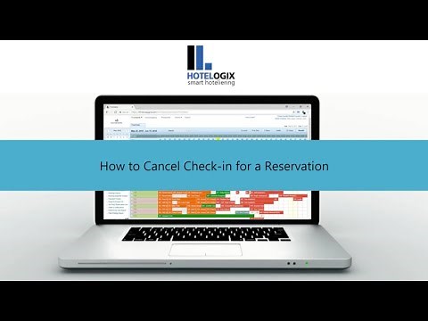 How to Cancel Check-In for a Reservation | Hotelogix Frontdesk Software