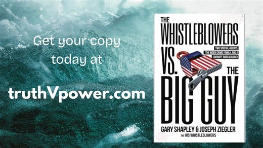 Fairness is at the core of our tax system. When someone with a “big” name gets preferential treatment, there’s a problem. Thanks to IRS whistleblowers Gary Shapley and Joe Ziegler, Hunter Biden was prosecuted for tax and gun charges. Joe discusses the preferential treatment, and the new book The Whistleblowers vs. The Big Guy with @FoxNews Brian Kilmeade. Get the book at truthvpower.com | Truth Versus Power
