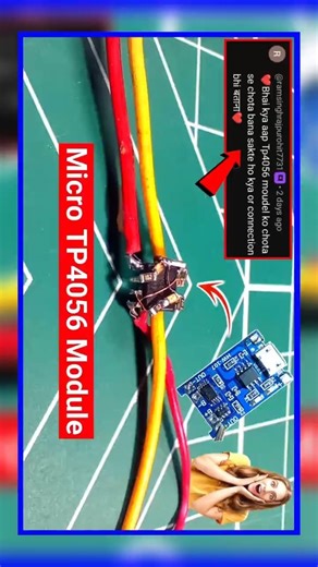 🤏Tp 4056 Module Convert Mini #shorts #shortsfeed #ytshorts #samarexperiment