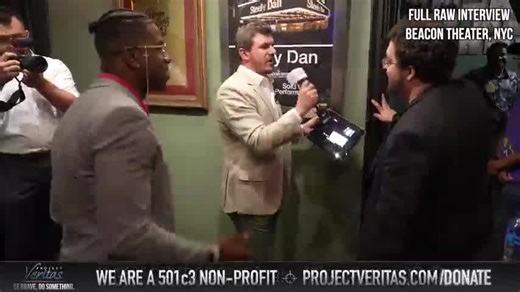 Ben Burgis from Jacobin claimed I deceptively edit so we released the full, raw interview of him backstage at the Beacon Theatre right before our panel together. Just wow. | James O'Keefe