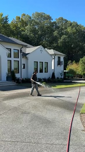 Nothing says home refresh like a spotless driveway. Let Green Clean Team bring yours back to life. Get a free quote today! 💪 #GreenCleanTeam #HomeRefresh #PressureWashMagic #CurbAppealBoost #ExteriorCleaning #DeepClean #SatisfyingVideos #BeforeAndAfterMagic #FreshAndBright #WeCleanYouRelax | Green Clean Team
