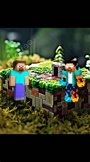 Steve vs minecraft #minecraft