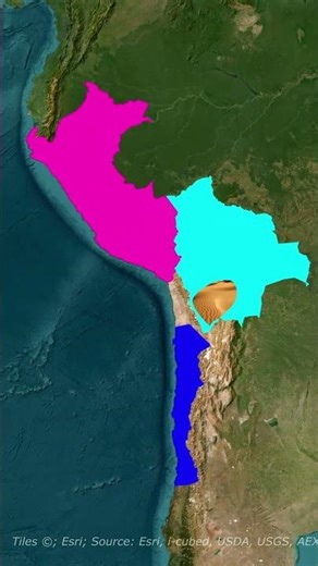Why Is Chile So Long? 🇨🇱🤯 #geography #map