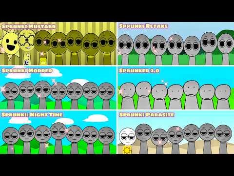 Mix all Sprunki | Sprunki Mustard vs Sprunki Retake vs Sprunki Modded vs Sprunked 2.0 vs ...(P1)