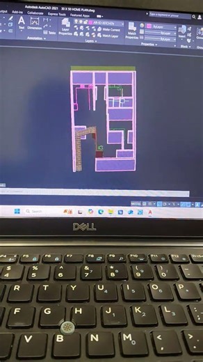 Mai entry stairs 3d view autocad software #autocad #housedesign