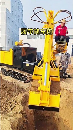 Creeper crawler truck-mounted digging, mountainous area-specific truck-mounted excavator, self-l