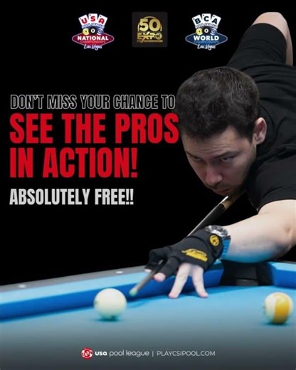 Major events are streamed live at no cost on the Pro Billiard TV YouTube channel.