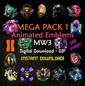 Animated Emblems Mega Pack 1 - Gif - Emblems - MW3 - COD - BO6 - Etsy