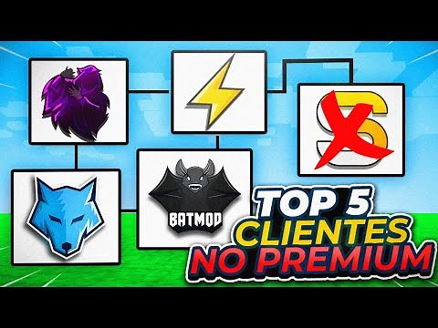 TOP 5 MEJORES CLIENTES NO PREMIUM para SUBIR FPS en MINECRAFT 2023 *FPS BOOST* +1000 FPS & 0 LAG