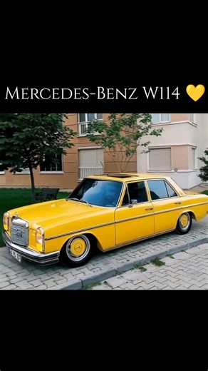 Mercedes-Benz W114 💛 #classiccars #mercedesbenz #oldcars | Amazing Classic Cars
