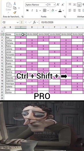 Como Economizar Espaço na Planilha Excel Girando os Títulos das Colunas