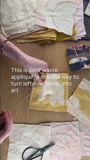 Zero Waste Appliqué Made Simple | Sewing Tutorial with Fabric Scraps