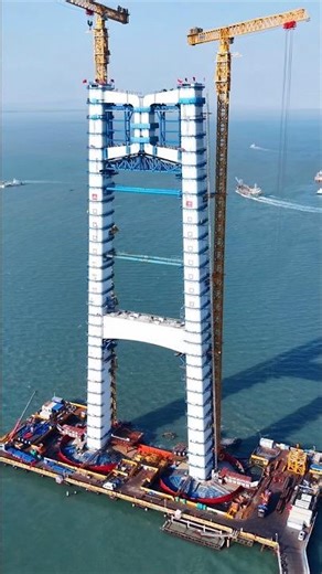 15,000-Ton Caisson Lift 😲 | Xiamen–Kinmen Mega Sea Bridge