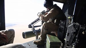 11K views · 127 shares | Marine SSgt. Adam Gajewski, a crew chief with HMLA-169, fires a GAU-17/A minigun out the side of a UH-1Y Huey during Large Scale Exercise 2016, Marine Corps Air-Ground Combat Center Twentynine Palms, Calif., Aug. 18, 2016. LSE-16 simulates the planning, deployment and combat operations of a Marine Expeditionary Force of more than 50,000 military members. (U.S. Marine Corps video by Lance Cpl. Kyle McNan) | Army Multi-Domain Targeting Center | Facebook