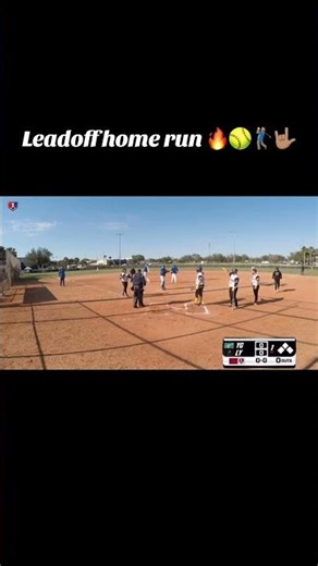 Leadoff home run Men’s fastpitch winter classic in fort myers #mensfastpitch #fy #viralreels #trend