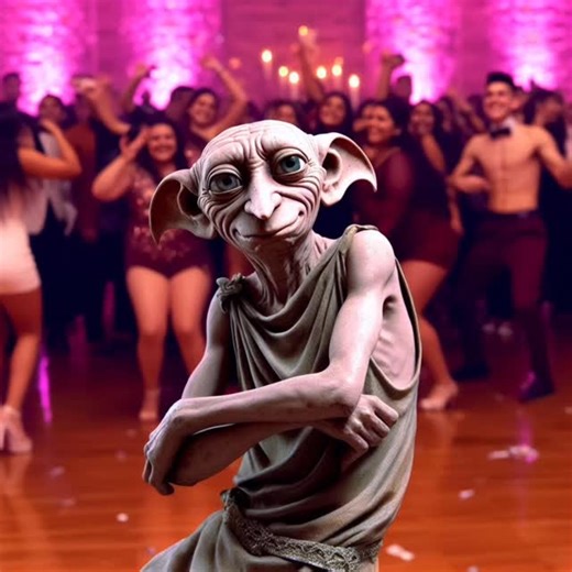Brian DobbyToks | Dobby attends a fans birthday party. Dancing and bean talk ensue. #dobby #dobbythehouseelf #harrypotterfan #parody #dobbyharrypotter... | Instagram