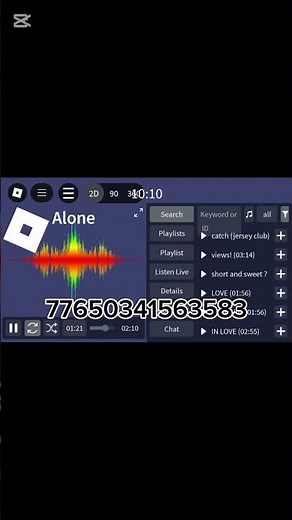 Bypassed ROBLOX id #robloxaudio #roblox #bypassedids #freeschlep