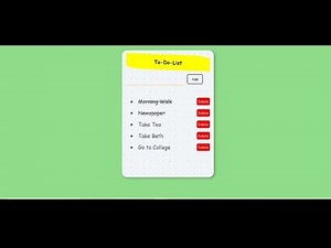 Build a ToDo List App with React JS | React Projects for Beginners ( 2025 ) Mini Project - ToDo List