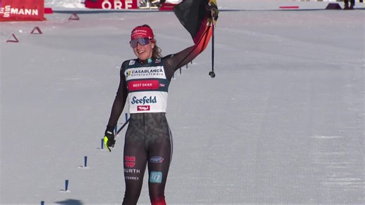 Highlights aus Seefeld: Nathalie Armbruster macht Triple-Triumph perfekt