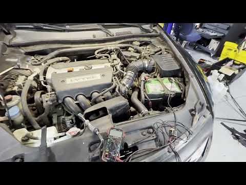 How to Diagnose an AC Compressor problem on 08 Honda Accord, high pressure sensor check / fuse relay