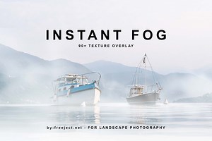 Free DEMO Instant Fog Texture Overlay - Landscape Photography